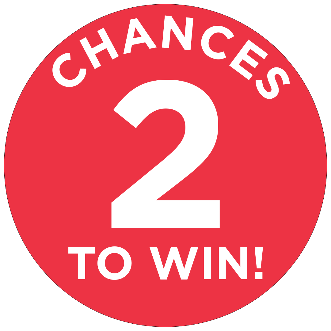 2 chances to win button